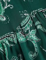 Hosszú ruha - LENZING™ ECOVERO™ - sötétzöld