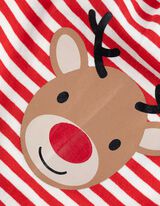 Glaustinukės ir kelnių komplektas - pakuotė po 2 vnt - raudonas