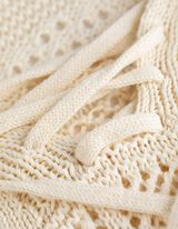 Pleteni pulover - bela