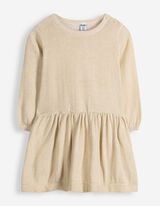 Kleid - Feinstrick - Beige