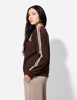 Bluză de trening - Sweat - Maro inchis