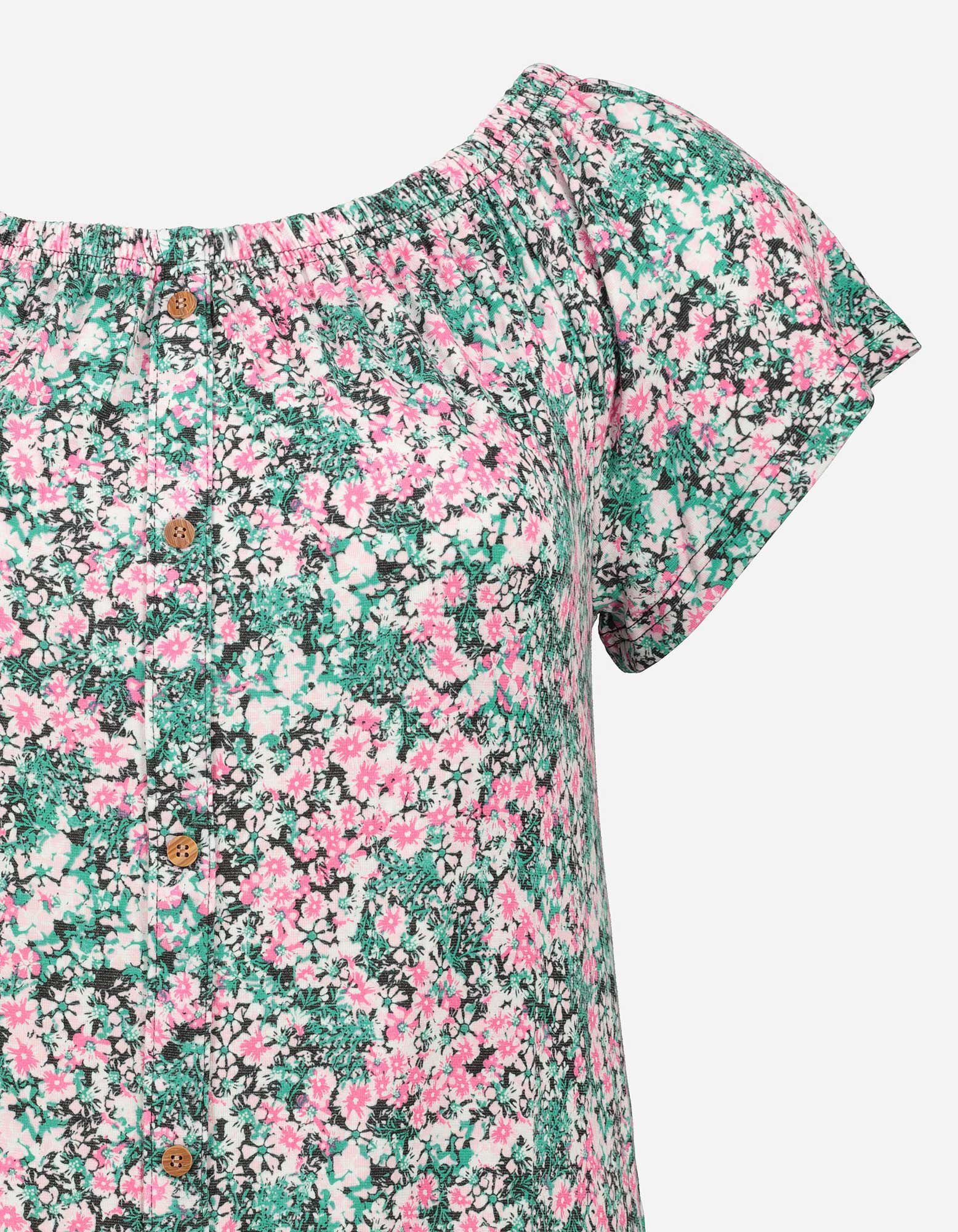 Haut en dentelle - Viscose m&eacute;lang&eacute;e - blanc