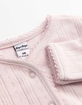 Vest - Pointelle - roze