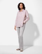 Halenka - Proužky - ruzova