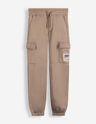 Cargohose - Sweat - Taupe