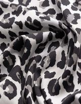 Hose - Leopardenmuster - Grau