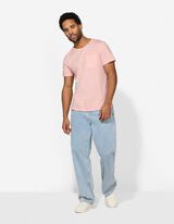 T-Shirt - Brusttasche - rosa