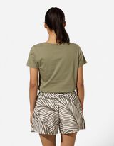 T-shirt - Borduursels - Lichtgroen