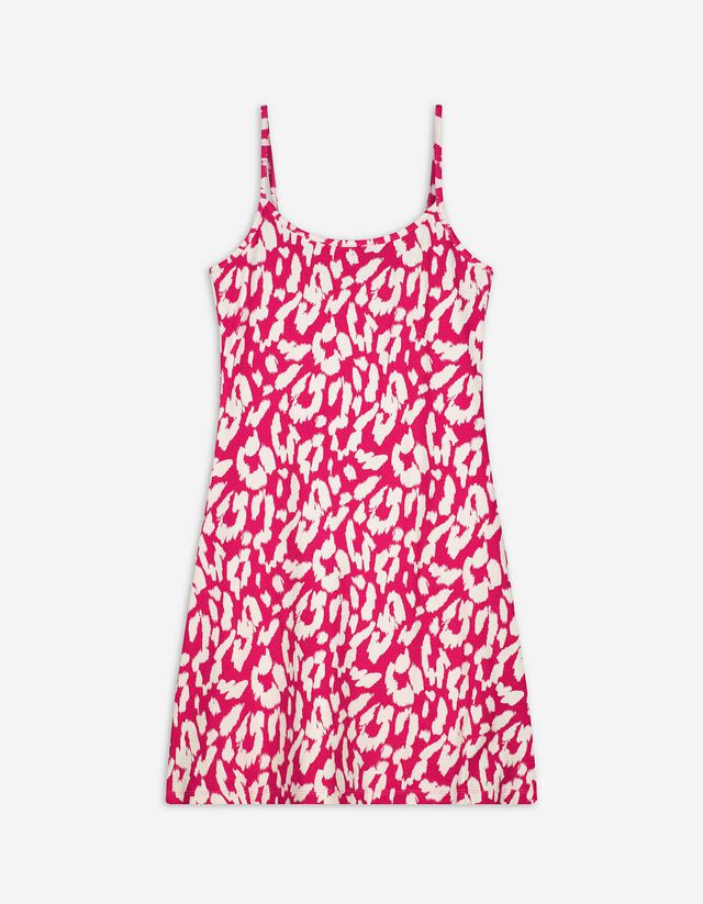 Kleid in A-Linie - Spaghettiträger