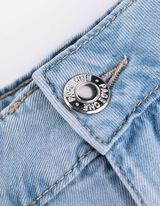 Pantaloni scurți denim - Amestec de bumbac - Albastru deschis