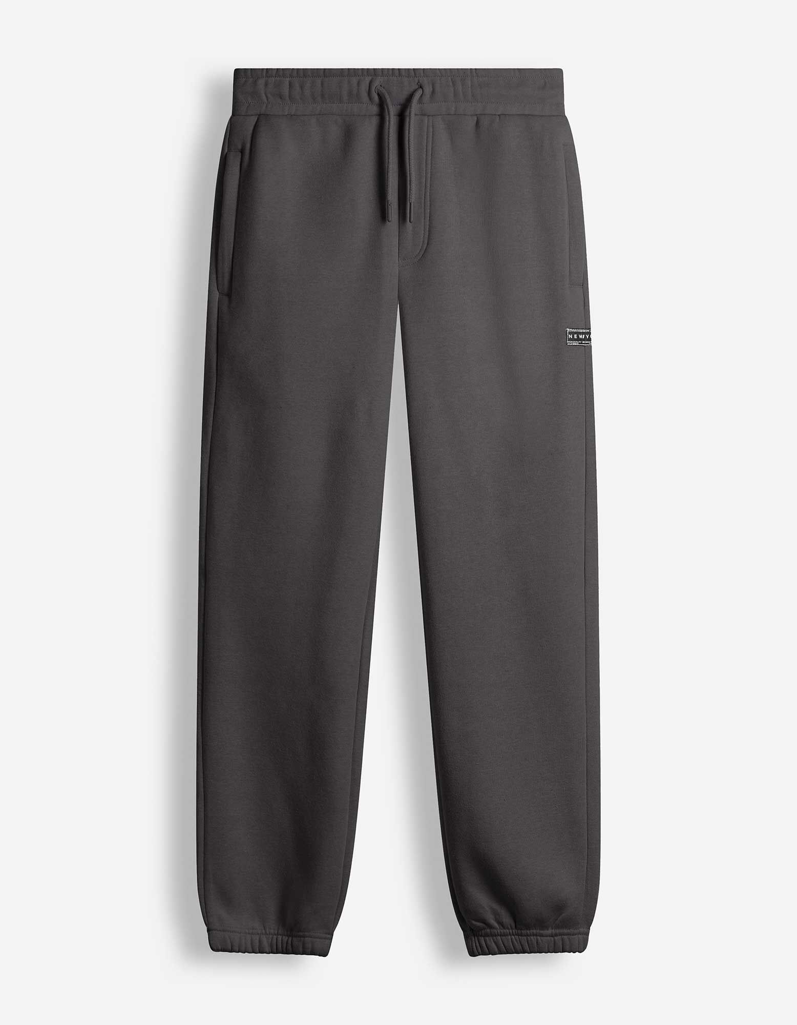 Joggingov&eacute; kalhoty - Těžk&aacute; kvalita - Tmavě &scaron;ed&aacute;