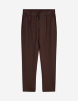 Broek - Effen - donkerbruin