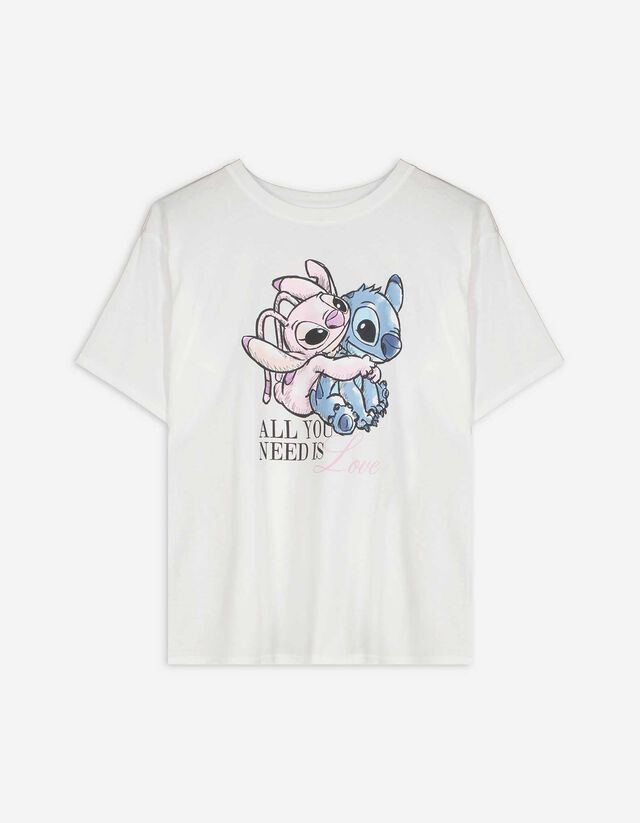 T-shirt - Disney - wit
