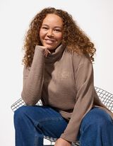 Tričko s dlouhým rukávem - Výšivka - tmave modra