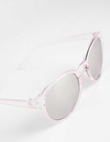 akiniai nuo saulės - veidrodinė - sviesiai rozinis
