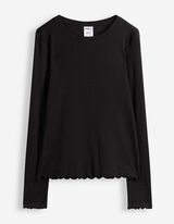 Longsleeve - Effen - Zwart