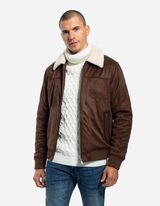 Jakna - kroj Regular Fit - temno rjava