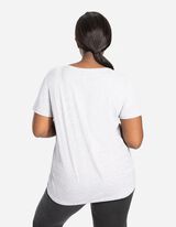 Marškinėliai - Priekinė spauda - sviesiai pilkas