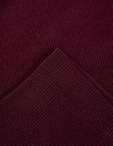 Shirt - Rippenstruktur - dunkellila