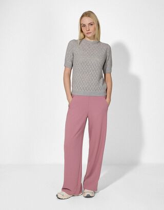 Hose - Elastischer Bund - lila