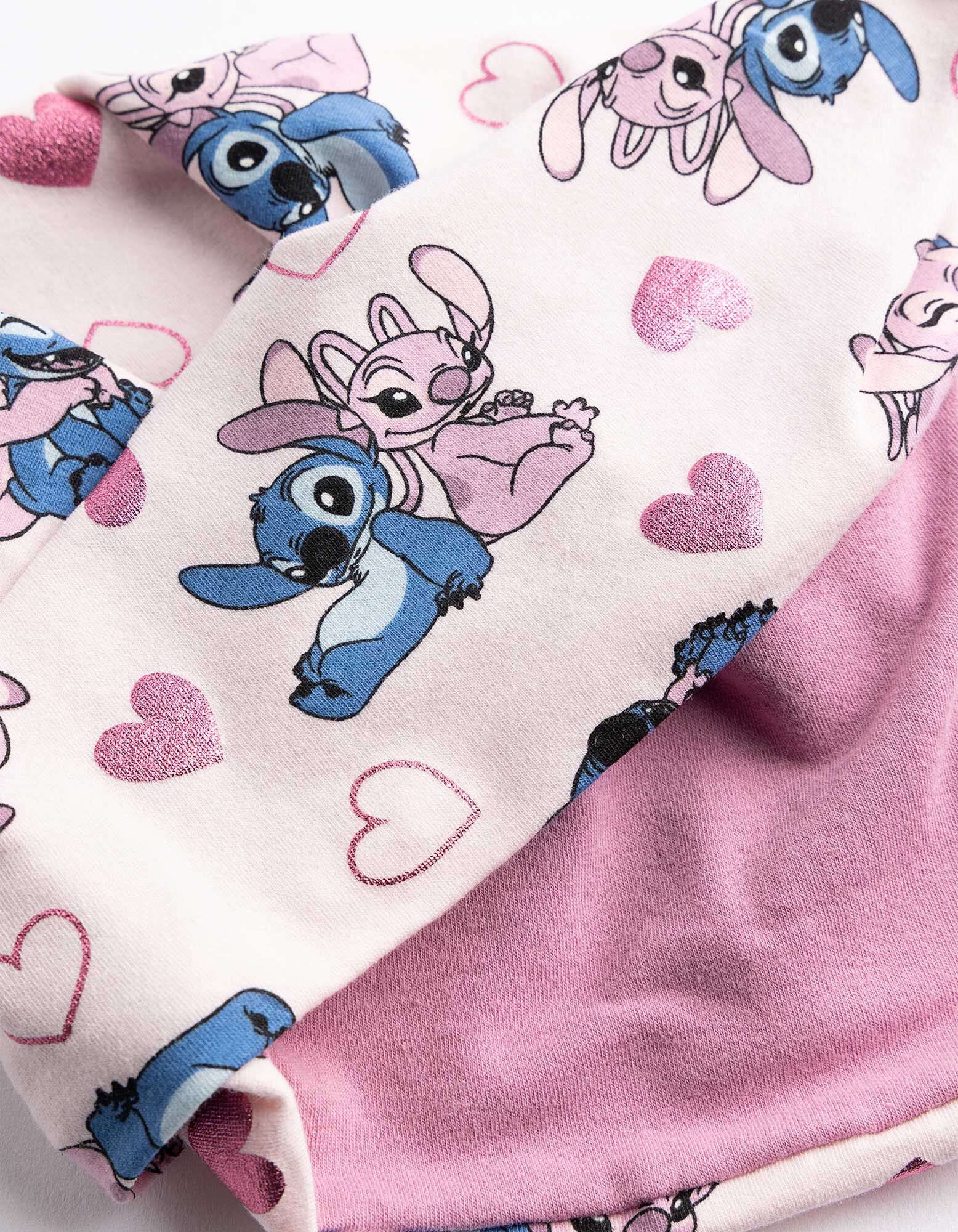 Loop-Schal - Lilo & Stitch - Rosa