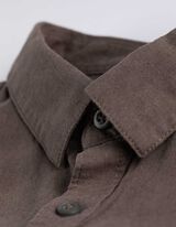 Camicia - Misto lino - marrone