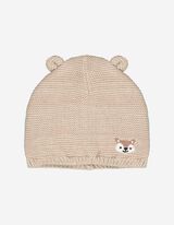 Muts - Borduursels - beige