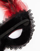 Maschera - Halloween - rosso chiaro