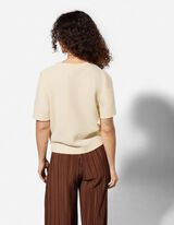 Cardigan - Knopfleiste - hellgelb