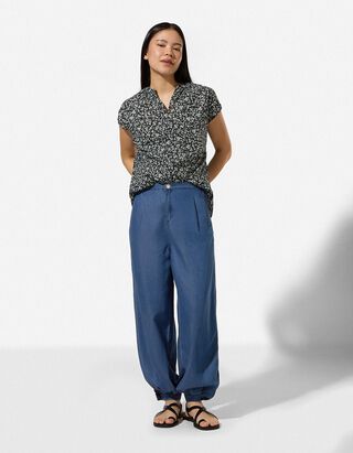Jeans - Balloon Fit - hellblau