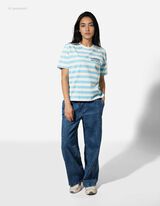 T-Shirt - Frontprint - hellblau