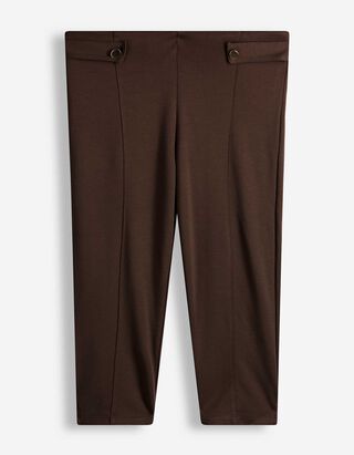 Leggings - Viskose-Anteil - Dunkelbraun