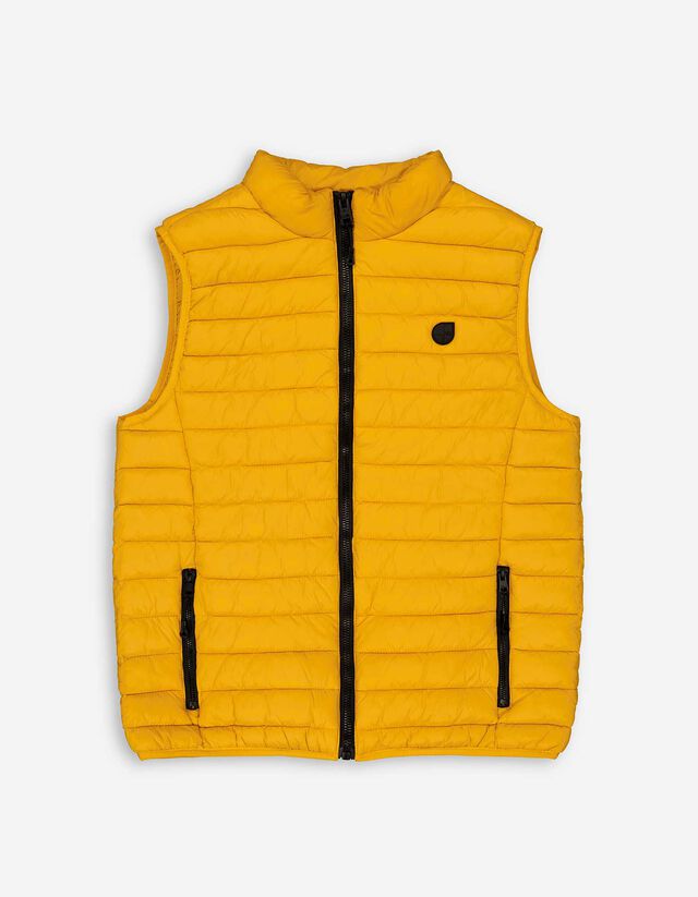 Bodywarmer - Label - lichtgeel