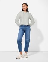 Kardigan - Kapuce - b&iacute;l&aacute;