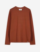 Pullover - Scollo rotondo - marrone chiaro