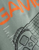 Maglia a manica lunga - Stampa frontale - grigio