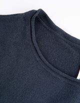 Marškinėliai ilgomis rankovėmis - Užapvalinti galai - tamsiai melynas