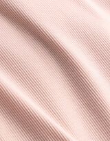 Cropped Top - Gerippt - rosa