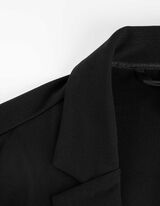 Marynarka - dżersej - czarny