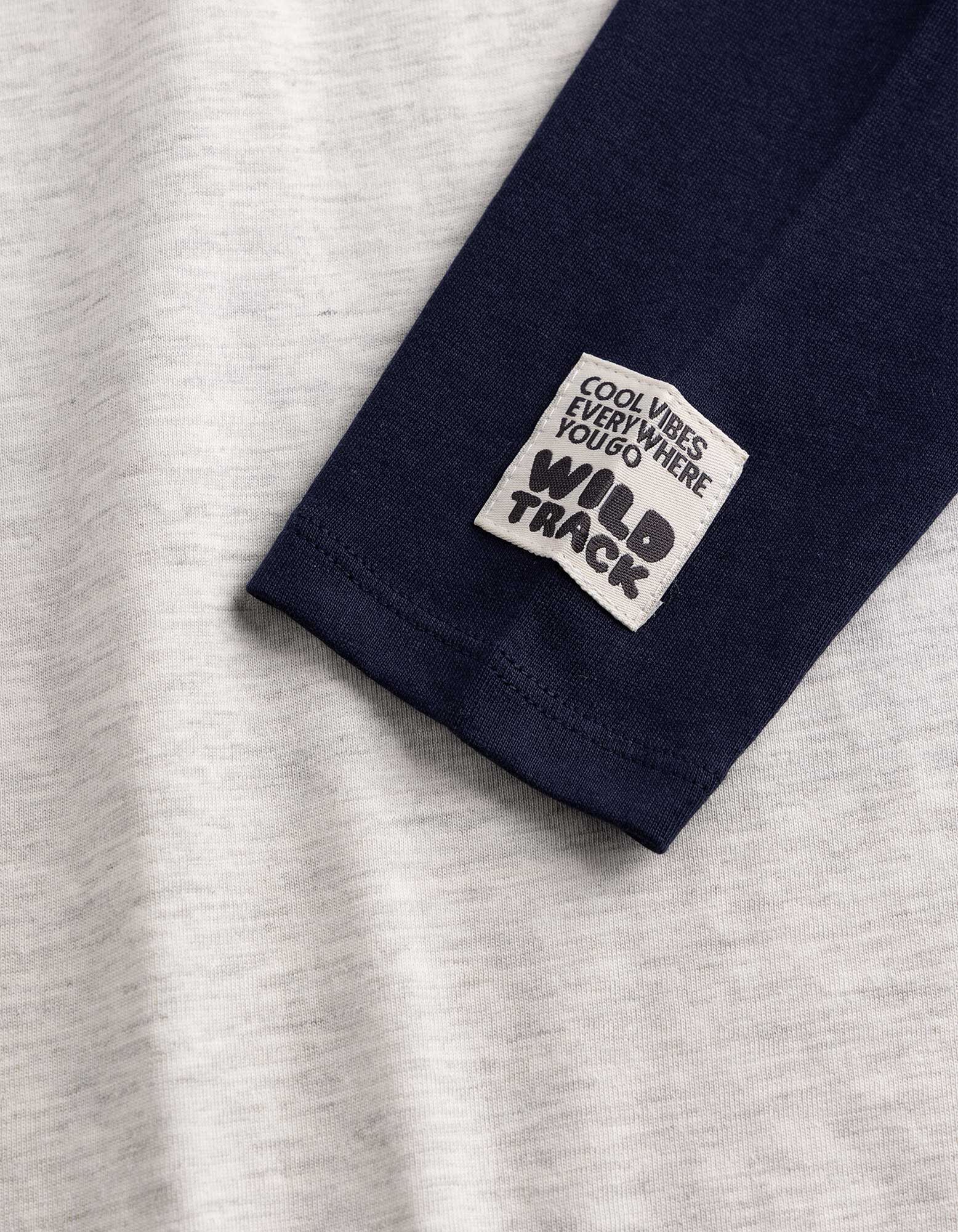 Langarmshirt - Basic - Dunkelblau