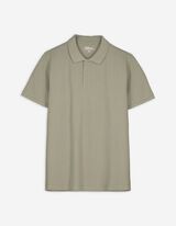 Poloshirt - Knopfverschluss - hellgrün
