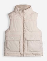 Steppweste - Wendbar - Beige