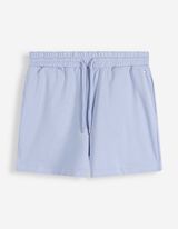 Short - Molleton - bleu clair