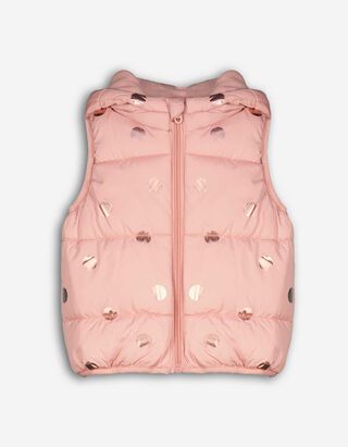 Pro&scaron;&iacute;van&aacute; vesta - Kapuce - ruzova