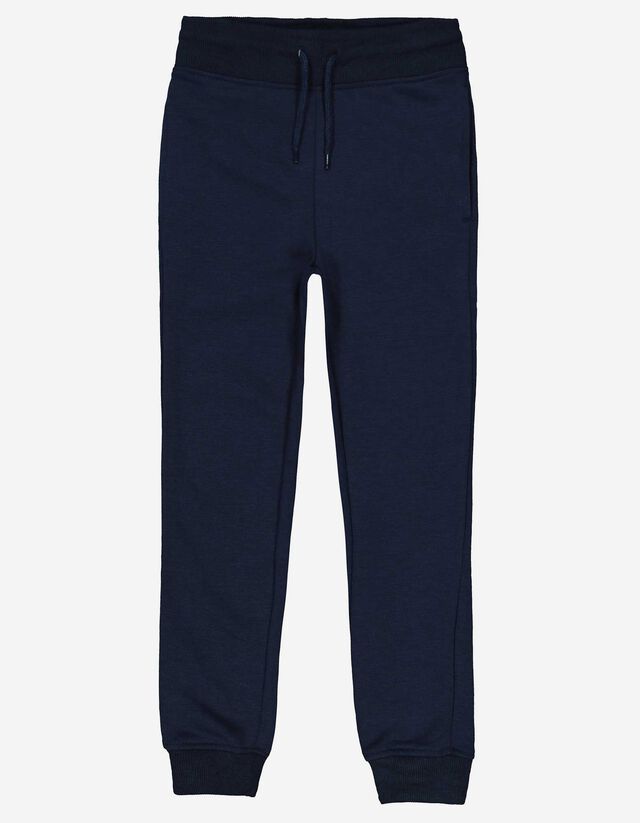 Pantaloni jogging - Bandă elastică în talie - Albastru inchis