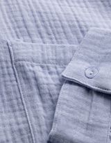 Bluse - Musselin - hellblau