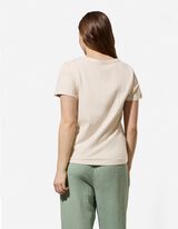 T-Shirt - Frontprint - Beige