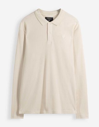 Collo polo - Beige