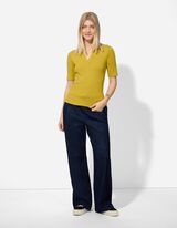 Džínsy - Straight Fit - tmavomodra