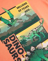 Marškinėliai - Su paveikslėliais - oranzinis